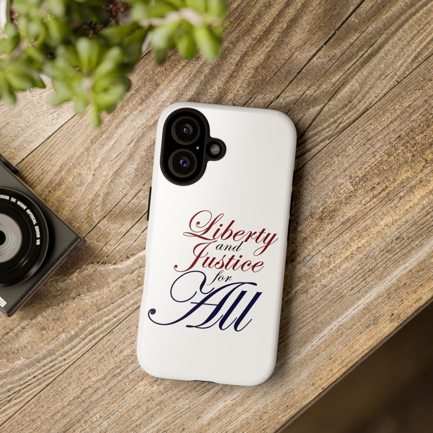 Liberty and Justice Phone Case - Tough & Stylish Protection
