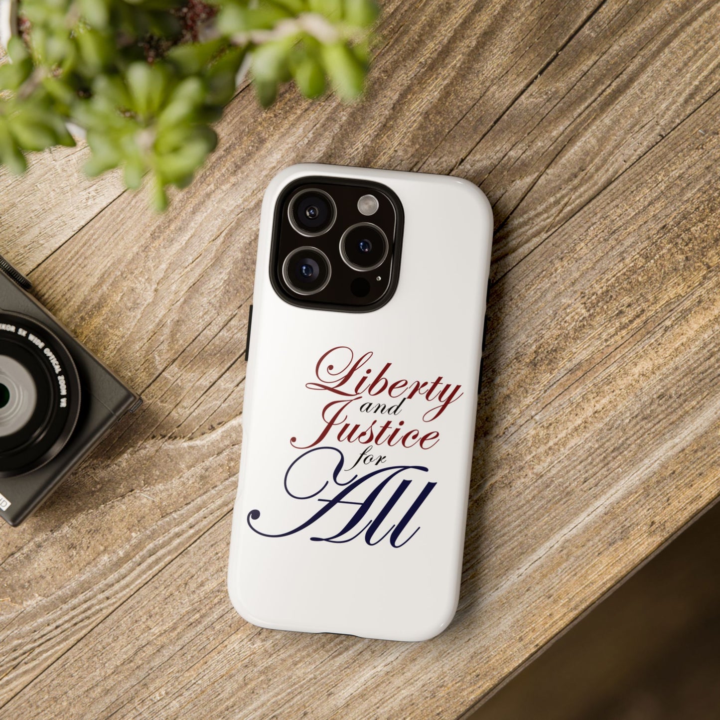 Liberty and Justice Phone Case - Tough & Stylish Protection