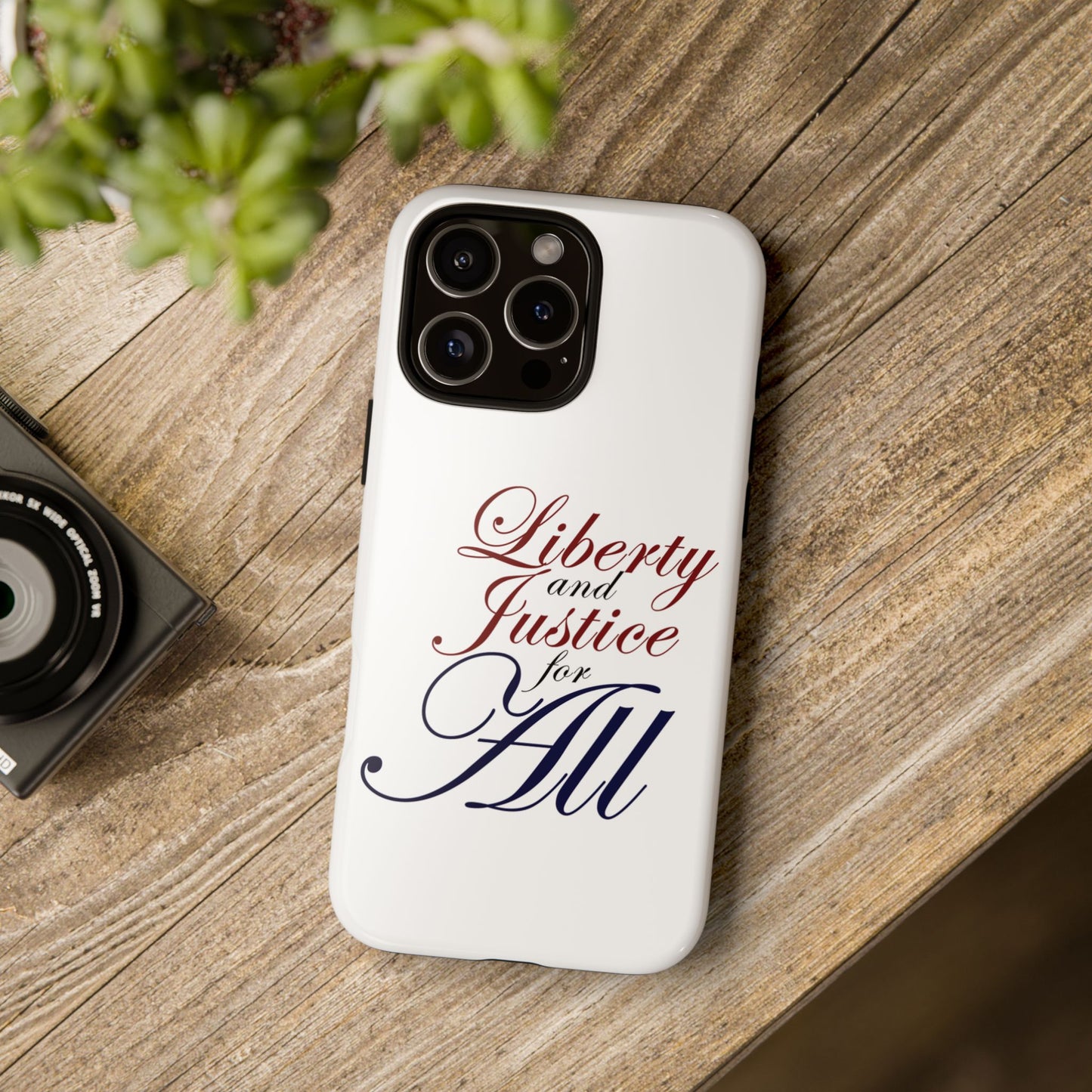 Liberty and Justice Phone Case - Tough & Stylish Protection
