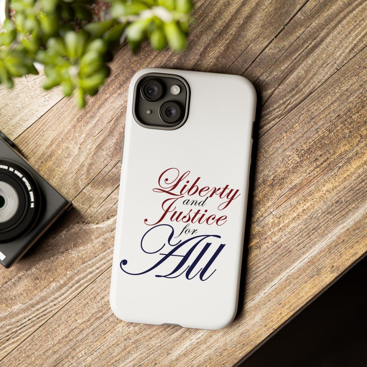 Liberty and Justice Phone Case - Tough & Stylish Protection