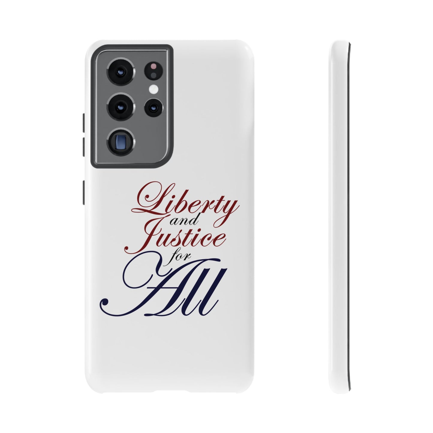 Liberty and Justice Phone Case - Tough & Stylish Protection