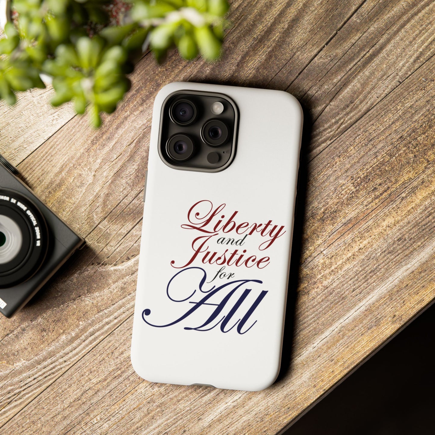 Liberty and Justice Phone Case - Tough & Stylish Protection