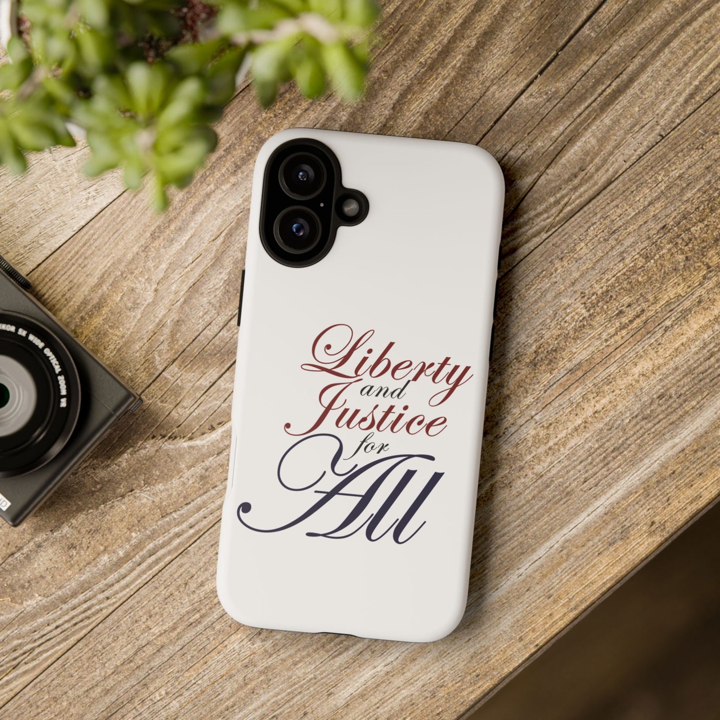 Liberty and Justice Phone Case - Tough & Stylish Protection