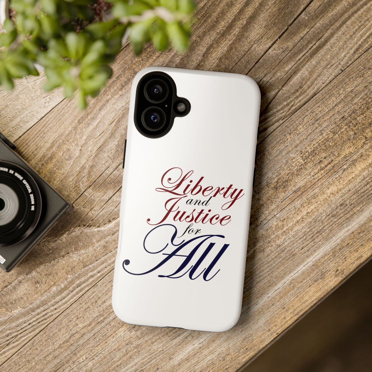 Liberty and Justice Phone Case - Tough & Stylish Protection
