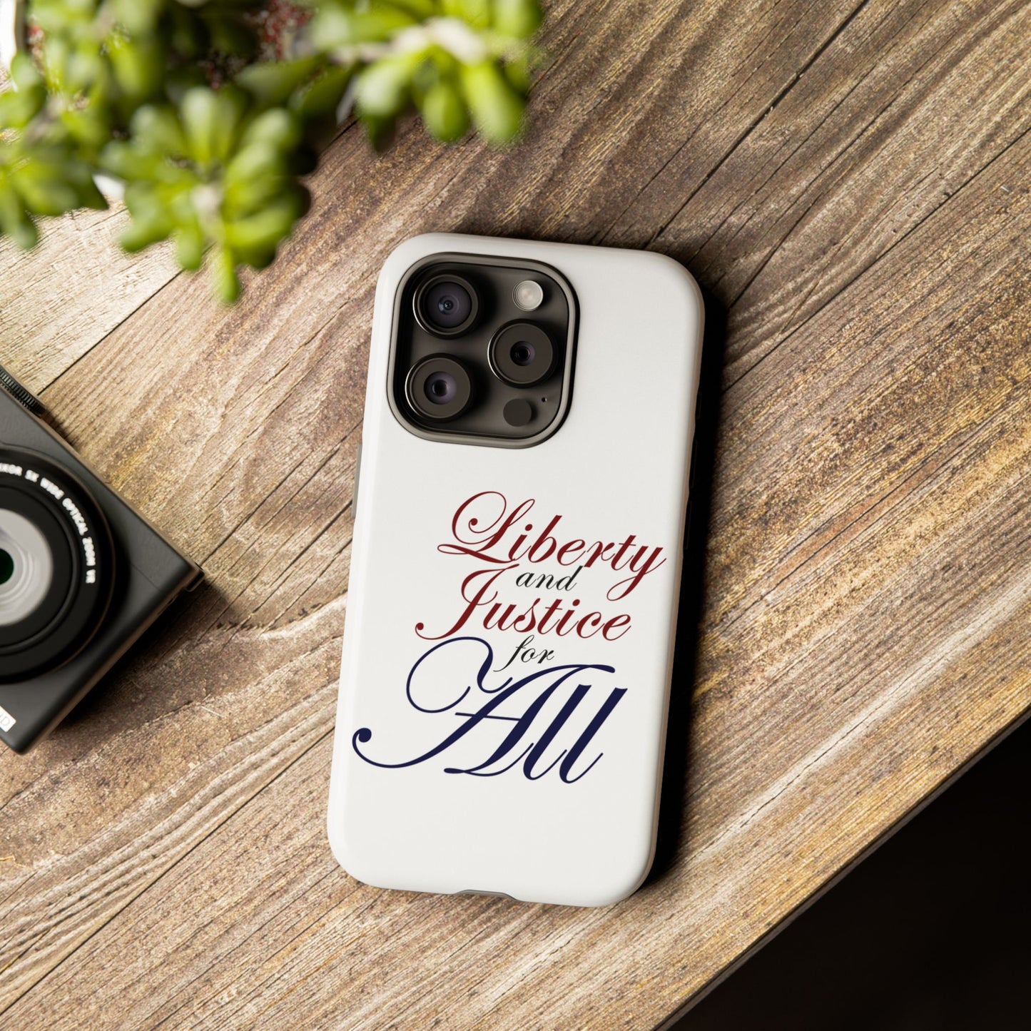 Liberty and Justice Phone Case - Tough & Stylish Protection
