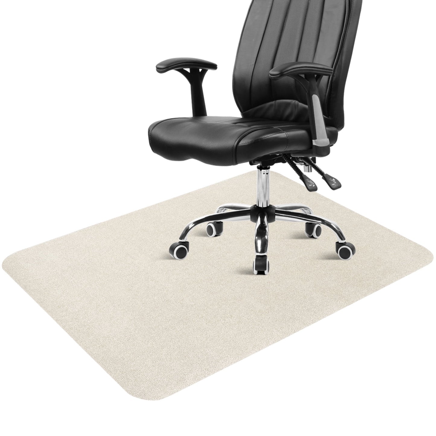 Office Chair Mat for Hardwood Floor 36" X 48" Desk Chair Mat Non-Slip Home Office Protector in Living Room Study Officeï¼Beige