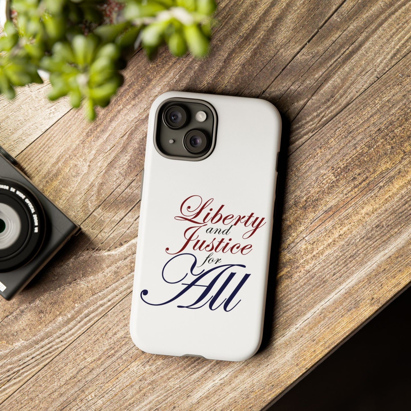 Liberty and Justice Phone Case - Tough & Stylish Protection