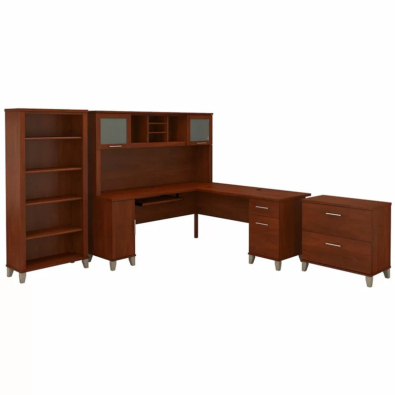 Magomed 3 Piece Rectangular Computer Desk Office Set