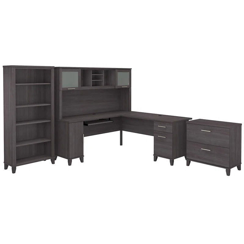 Magomed 3 Piece Rectangular Computer Desk Office Set