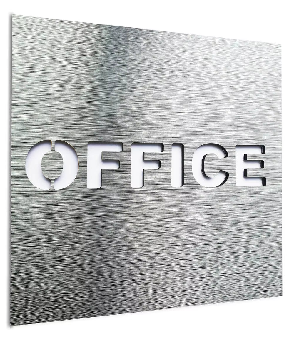 Customized Composite Aluminum Board Office Door Sign - Private Wall Plaque - Employees Staff Only Signage Office Backplane