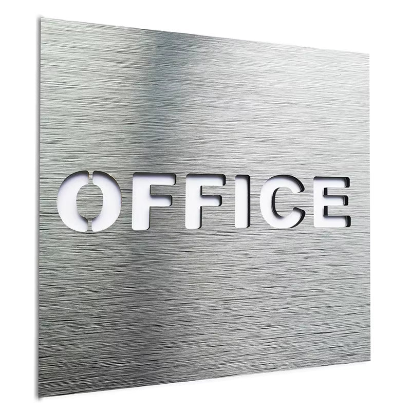 Customized Composite Aluminum Board Office Door Sign - Private Wall Plaque - Employees Staff Only Signage Office Backplane