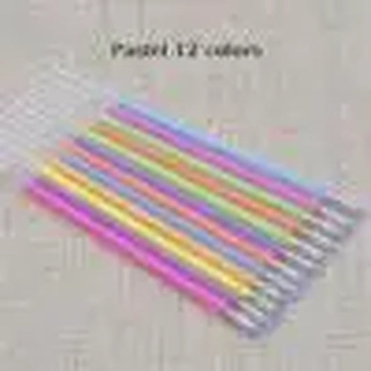 Office School 24Colors Refills Markers Watercolor Gel Pen Replace Supplies Office Stationery Garden Outline Pen Replace 5Ml