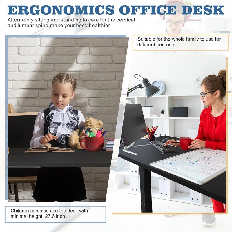 Home Office Height Adjustable Standing Desk