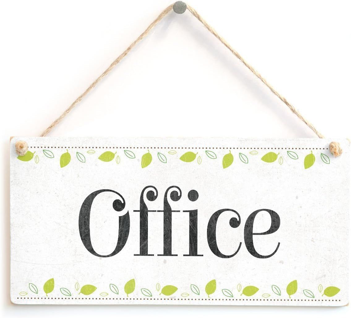 Office - Beautiful Home Accessory Novelty Gift Sign Home Office Door Plaque 10"X5"