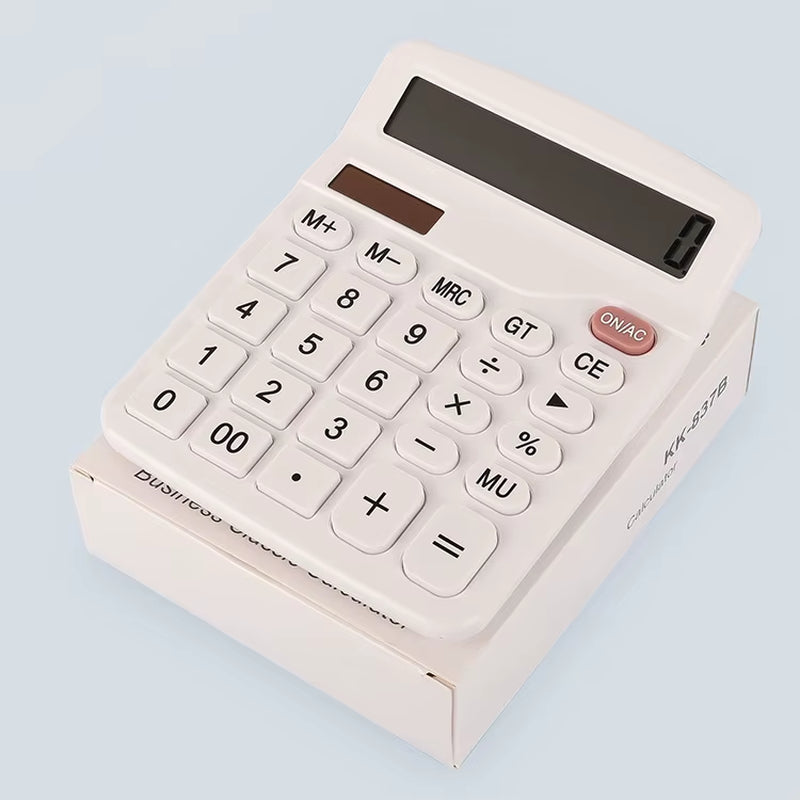 1Pcs Solar Scientific Calculator Desktop Financial Office Computer Calculators Large Display Office Calculators Cute Calculator