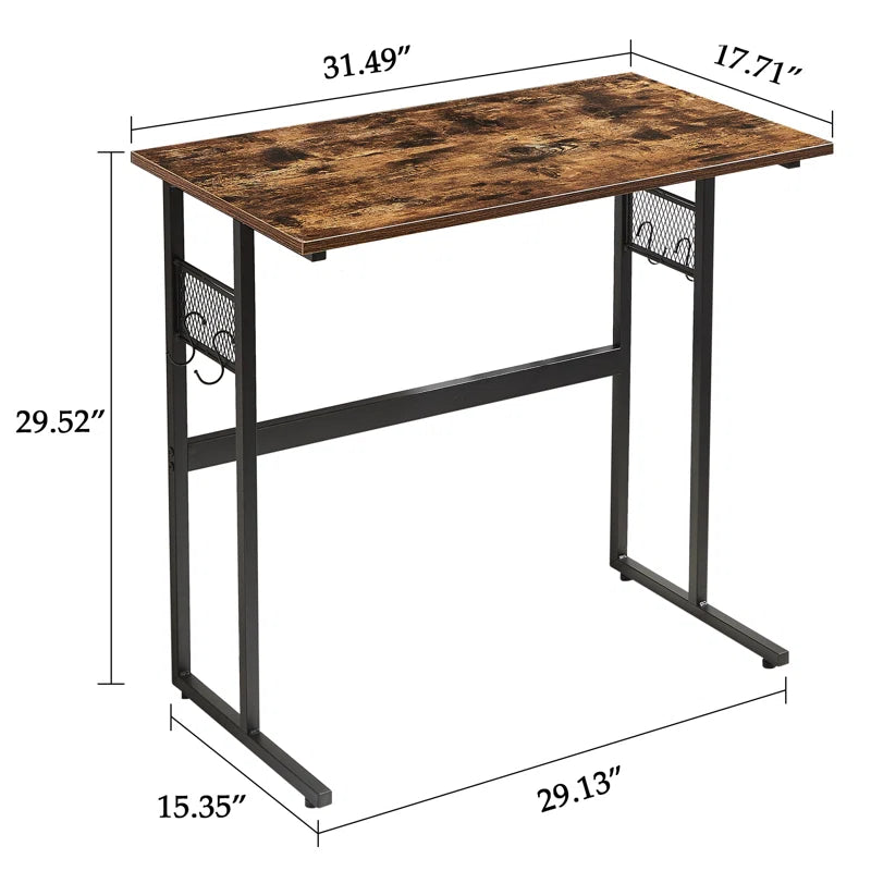 Reinart Home Office Desk and Chair Set Computer Desk and Ergonomic Mesh Office Chair Set